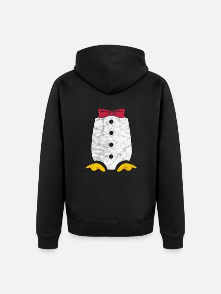 Pingouin - Veste à capuche bio Premium Unisexe - noir