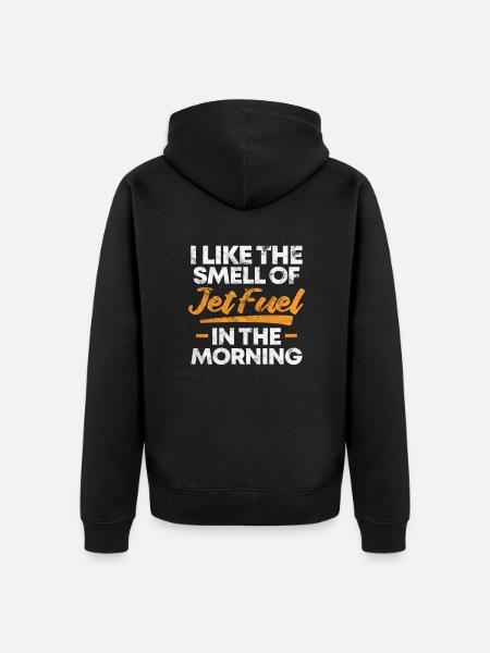 Pilot - Unisex Premium Organic Zip Hoodie - black