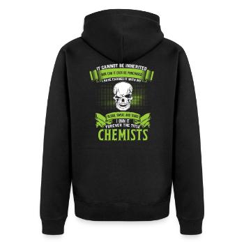 chimiste - Veste à capuche bio Premium Unisexe - noir - Dos - Nico (187cm)