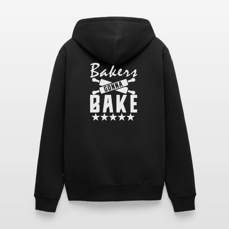 Bakery Baking Baker Baking Unisex Premium Organic Zip Hoodie