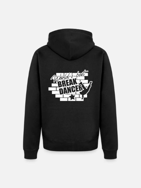 Breakdancing danseur danseur Breakdance Breakdancer - Veste à capuche bio Premium Unisexe - noir