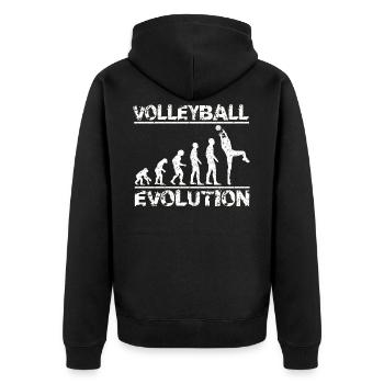 Volleyball Evolution - Veste à capuche bio Premium Unisexe - noir - Dos - Nico (187cm)