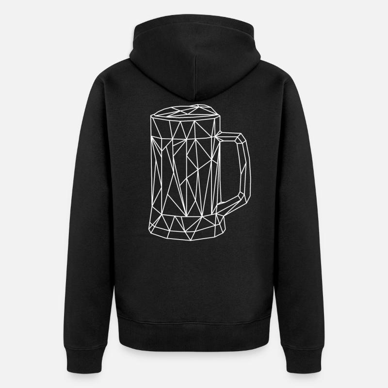 Bière - Veste à capuche bio Premium Unisexe - noir