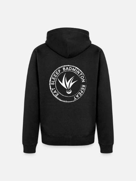 Badminton Badminton Badminton Badminton - Unisex Premium Organic Zip Hoodie - black