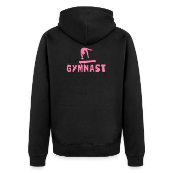 Gymnastique gymnastique Gymnastique Gymnastique - Veste à capuche bio Premium Unisexe - noir - Dos - Nico (187cm)