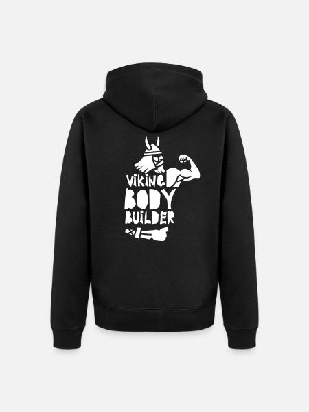 Bodybuilding - Veste à capuche bio Premium Unisexe - noir