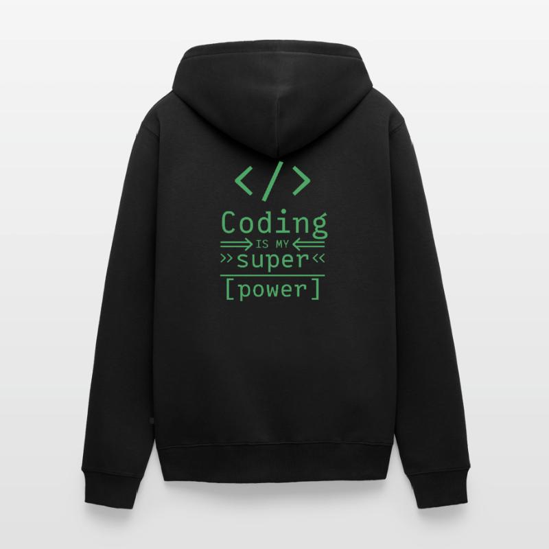 Programming Software Programmer Coder Coder Unisex Premium Organic Zip Hoodie