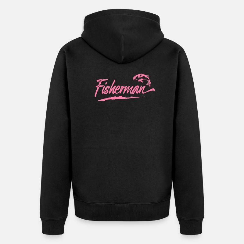 Pêcheuse - Veste à capuche bio Premium Unisexe - noir