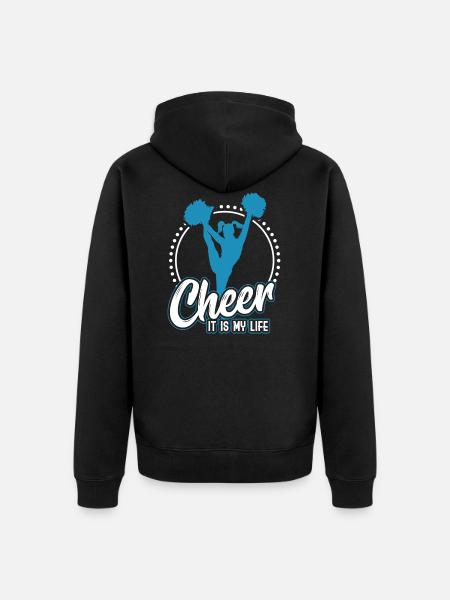 cheerleading - Veste à capuche bio Premium Unisexe - noir