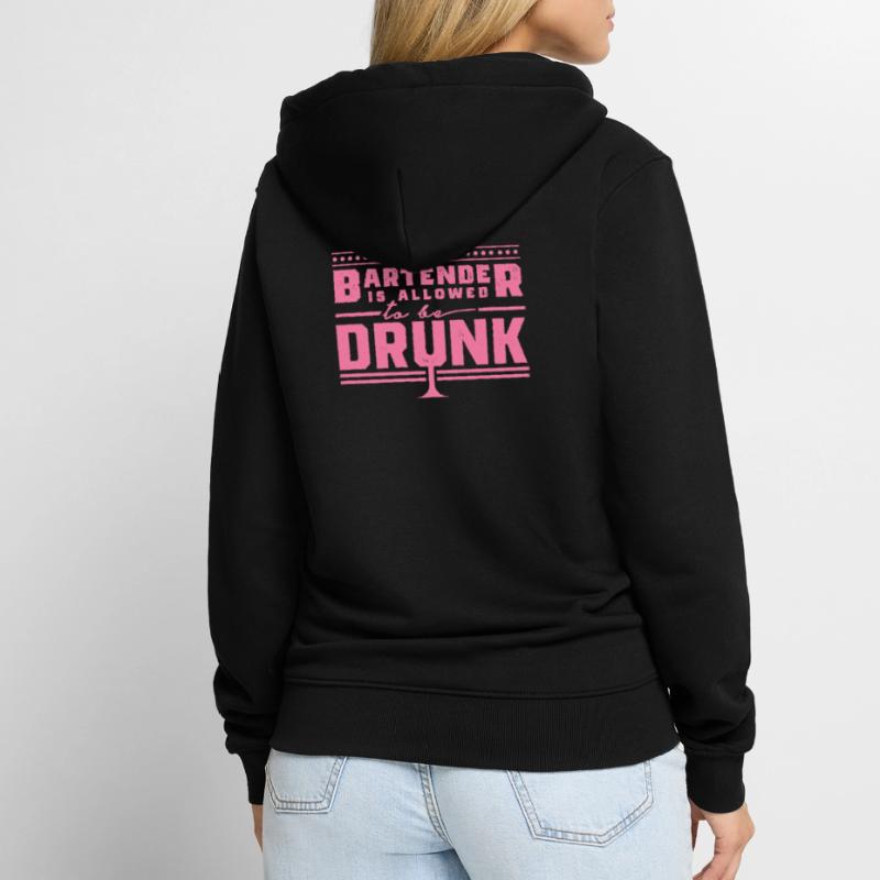 Bartender Bartender Bartender Bartender Bartender Unisex Premium Organic Zip Hoodie