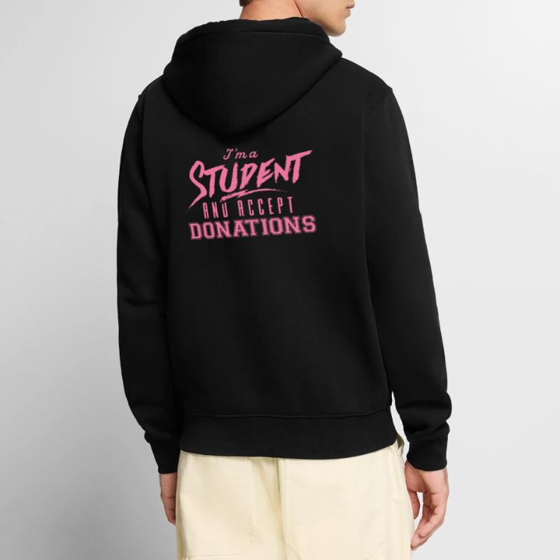 Studentin Studentin Studentin Studentin Unisex Premium Bio Zip Hoodie