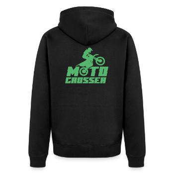 Moto-moto - Veste à capuche bio Premium Unisexe - noir - Dos - Nico (187cm)