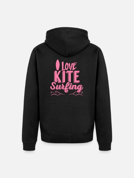 Kitesurfer Kitesurfer Kitesurfer Kitesurfer - Unisex Premium Organic Zip Hoodie - black