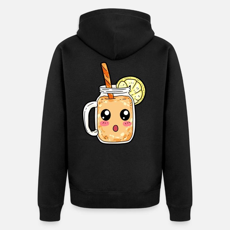 Smoothie rafraîchissement boisson boisson cadeau - Veste à capuche bio Premium Unisexe - noir