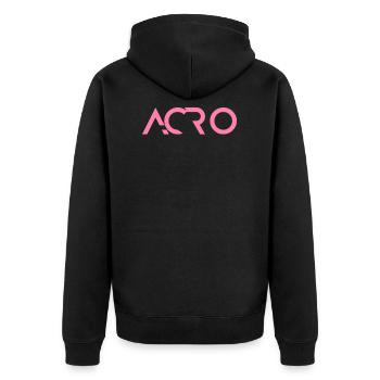 Mama Acro Acroyoga Exercices Yoga - Veste à capuche bio Premium Unisexe - noir - Dos - Nico (187cm)