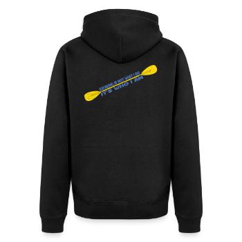 Kayak kayak Tshirt Kayak - Veste à capuche bio Premium Unisexe - noir - Dos - Nico (187cm)