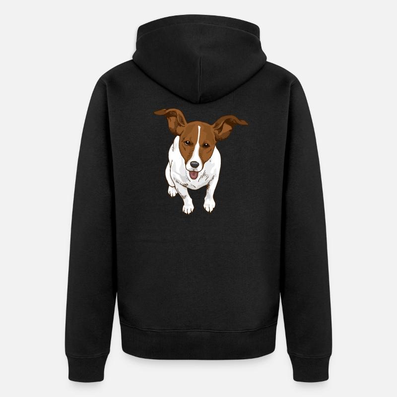 Jack Russel - Veste à capuche bio Premium Unisexe - noir
