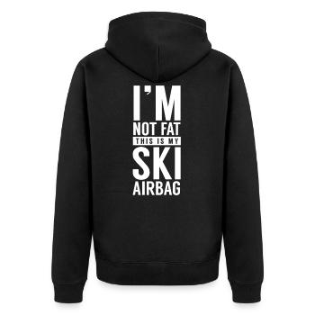 Apres SKi Skier Skier Airbags Airbag de ski - Veste à capuche bio Premium Unisexe - noir - Dos - Nico (187cm)