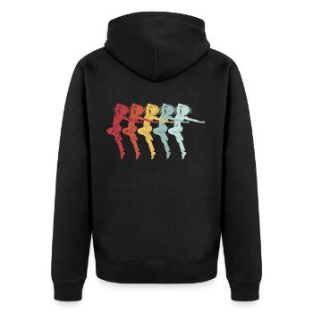 Breakdance Breakdancer musique hip hop cadeau danse - Veste à capuche bio Premium Unisexe - noir - Dos - Nico (187cm)