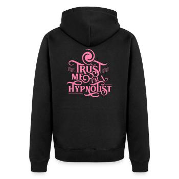 Hypnotiseur d'équipe Hypnose Hypnotiser Hypnotique - Veste à capuche bio Premium Unisexe - noir - Dos - Nico (187cm)