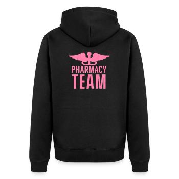 Pharmacien - Veste à capuche bio Premium Unisexe - noir - Dos - Nico (187cm)