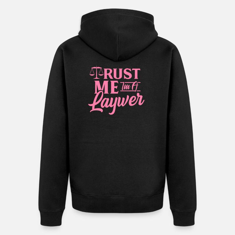 Avocat - Veste à capuche bio Premium Unisexe - noir