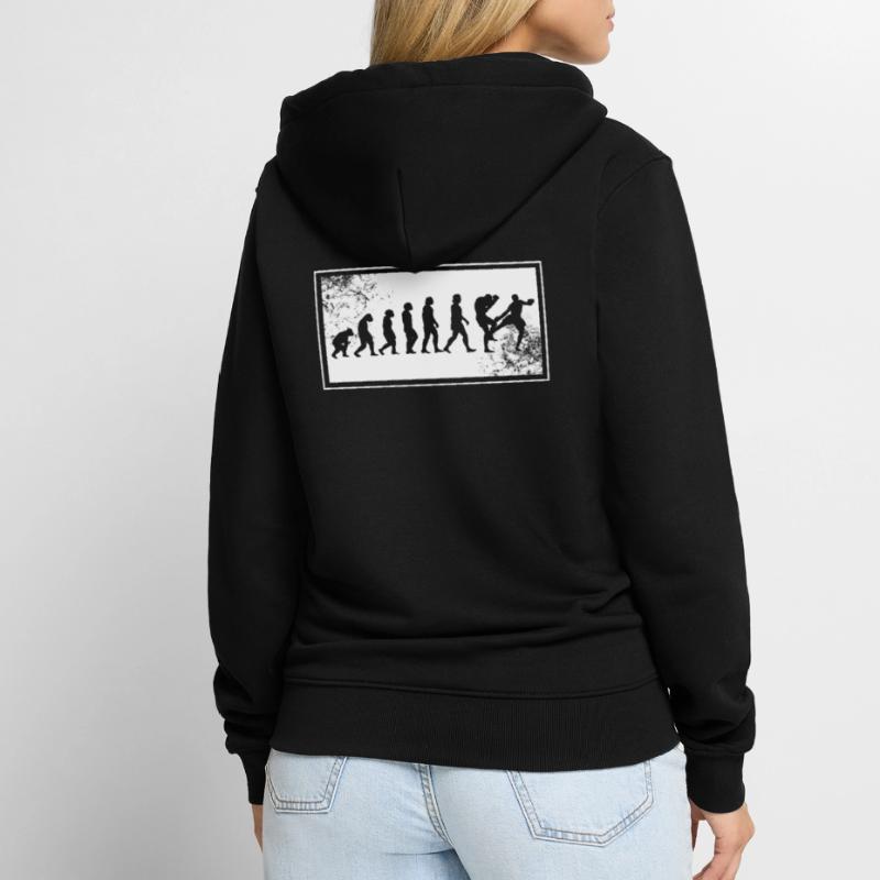 Kickboxer Evolution Unisex Premium Bio Zip Hoodie