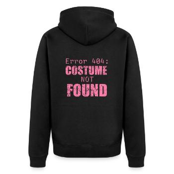 Costumes d'Halloween Citrouille Creepy Custom - Veste à capuche bio Premium Unisexe - noir - Dos - Nico (187cm)