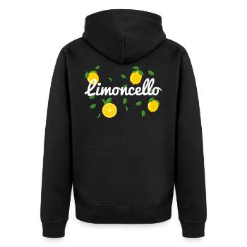 Limoncello Citrons Italie Tequila Citron Cadeau - Veste à capuche bio Premium Unisexe - noir - Dos - Nico (187cm)
