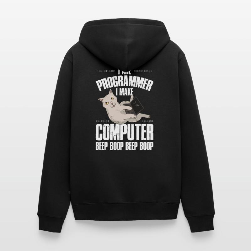 Programmer I Are Programmer Beep Unisex Premium Organic Zip Hoodie