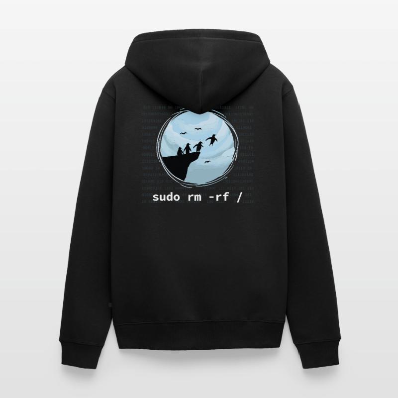 Programmer Sudo RM RF Funny Unisex Premium Organic Zip Hoodie