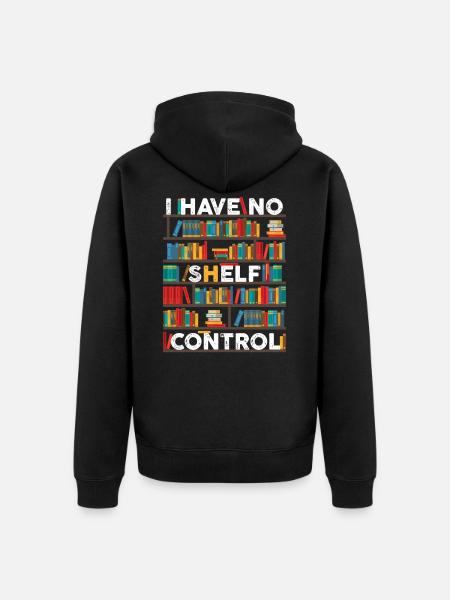 Lettura di libri regalo lettore di libri - Felpa con cappuccio ecologica premium unisex - nero
