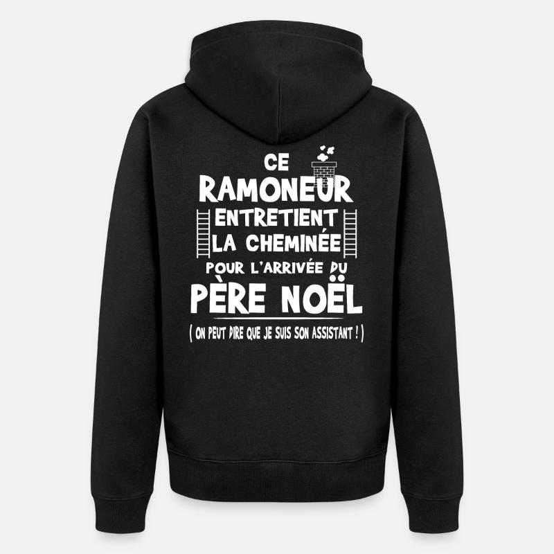 Ramoneur - Veste à capuche bio Premium Unisexe - noir