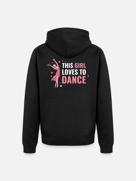 Tanzen Tänzerin Tänzer Tanz Lustig Geschenk - Ekologisk premiumluvjack unisex - svart