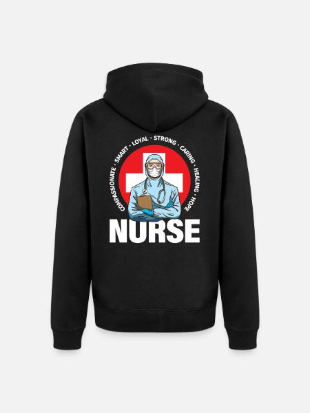 Sjuksköterska Sjukhus Sjuksköterska Gift - Ekologisk premiumluvjack unisex - svart
