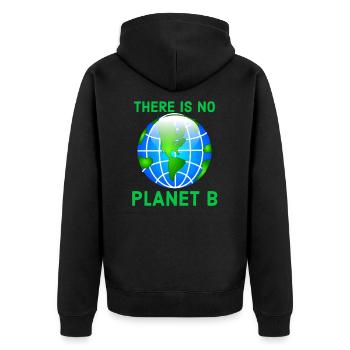 Environnement, Changement climatique, Changement climatique - Veste à capuche bio Premium Unisexe - noir - Dos - Nico (187cm)