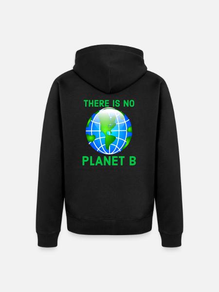 Environmental, Climate Change, Climate Change - Unisex Premium Organic Zip Hoodie - black
