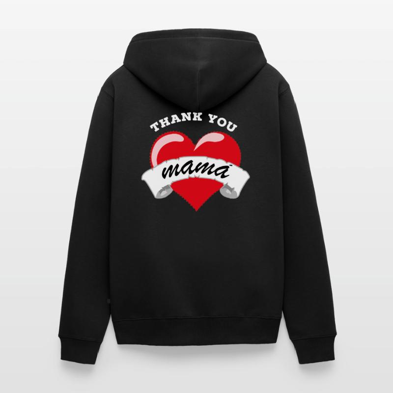 Muttertag, Muttertag, Muttertag, Muttertag Unisex Premium Bio Zip Hoodie