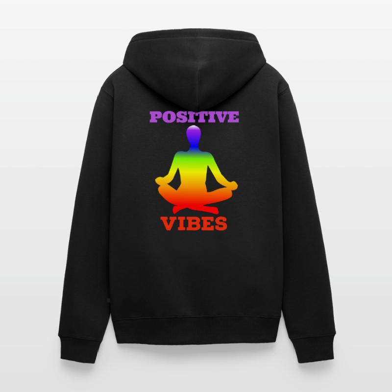 Regenbogen, Regenbogen, Regenbogen, Regenbogen, Regenbogen Unisex Premium Bio Zip Hoodie