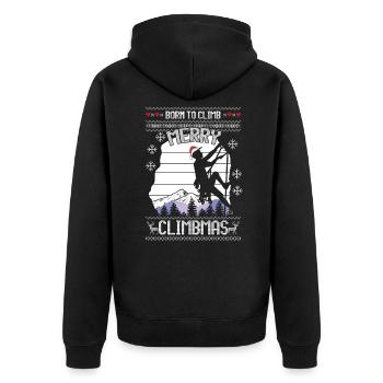 Escalade Montagne Moche Pull de Noël Cadeau - Veste à capuche bio Premium Unisexe - noir - Dos - Nico (187cm)