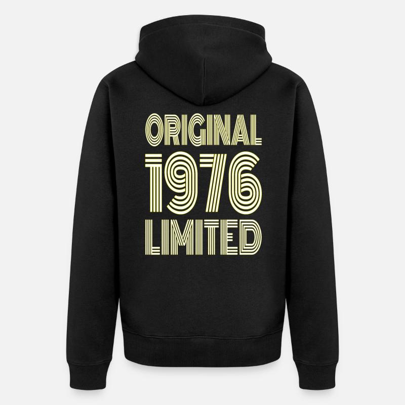 Original 1976 Limité - Veste à capuche bio Premium Unisexe - noir