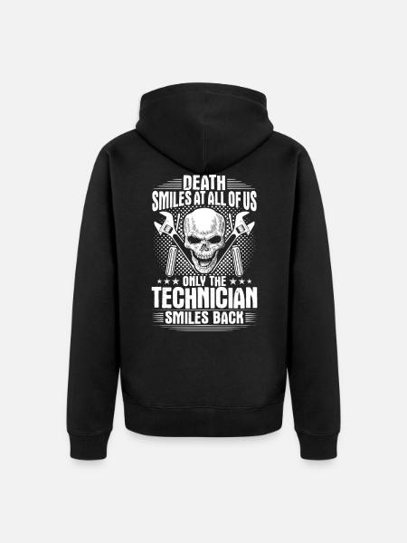 Haustechniker Haustechnik Techniker Technician - Unisex Premium Bio Zip Hoodie - Schwarz