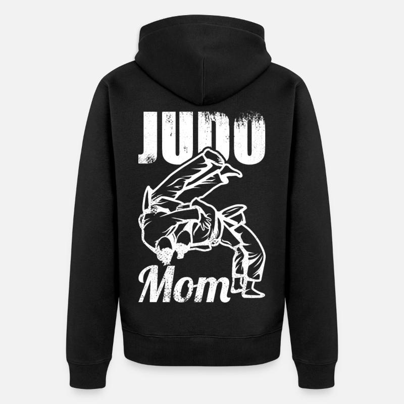 Judo Mama - Veste à capuche bio Premium Unisexe - noir