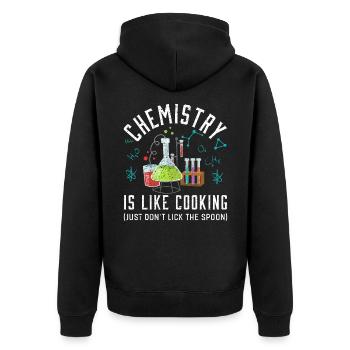 Chimie - Veste à capuche bio Premium Unisexe - noir - Dos - Nico (187cm)