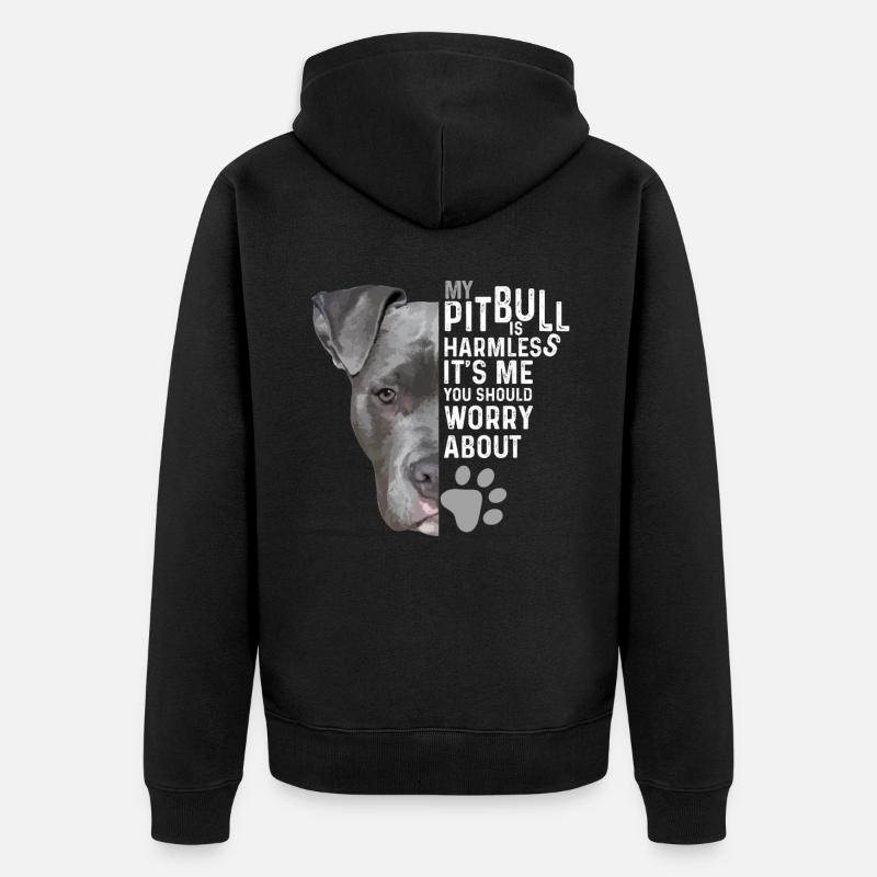 Pitbull - Veste à capuche bio Premium Unisexe - noir
