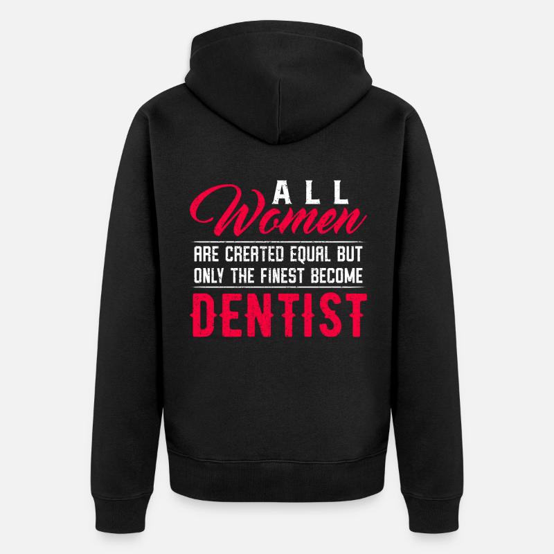 Dentiste - Veste à capuche bio Premium Unisexe - noir