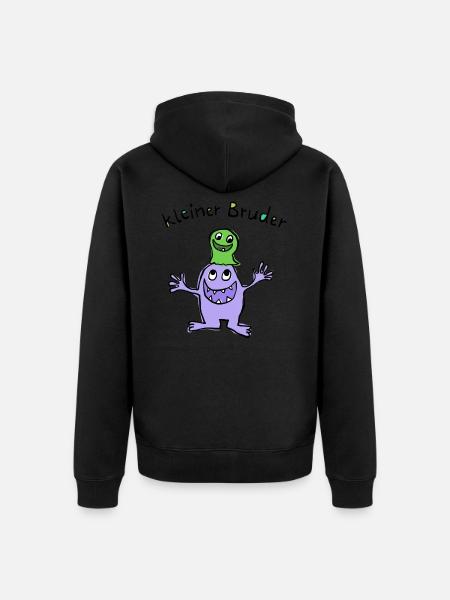 Petit frère - Veste à capuche bio Premium Unisexe - noir