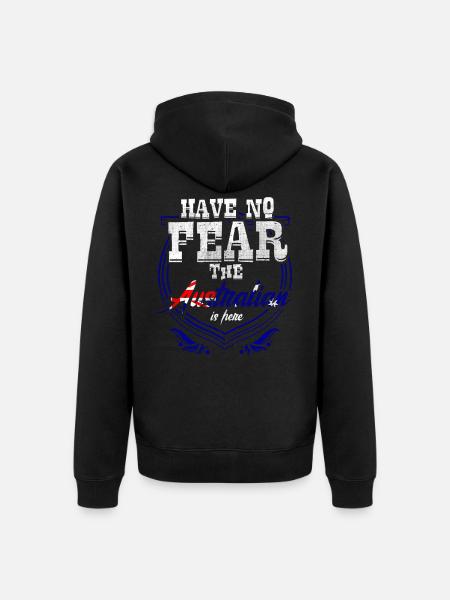 Australien Australier - Unisex Premium Bio Zip Hoodie - Schwarz