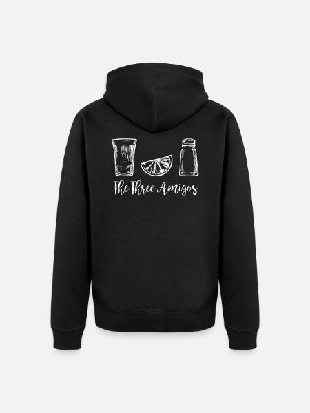 Tequila Mexico Party - Unisex Premium Organic Zip Hoodie - black