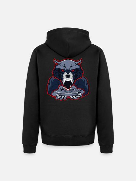 Endgegner Multigaming Clan - Unisex Premium Bio Zip Hoodie - Schwarz